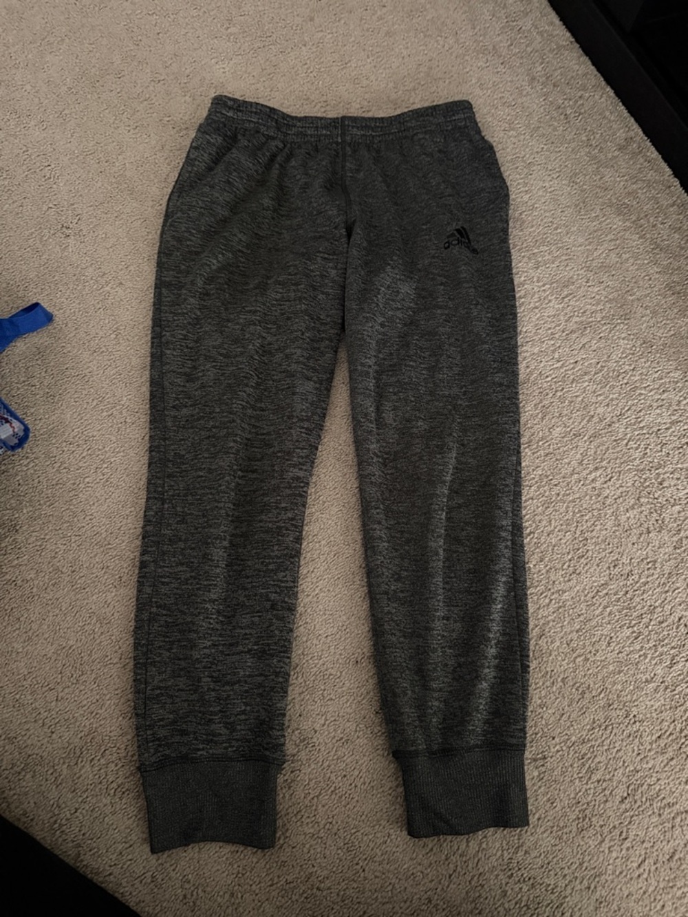adidas Dark Gray Jogger Sweatpants size small - Picture 2 of 6